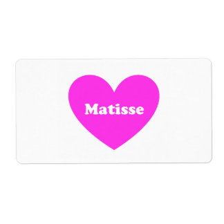 Etiqueta Matisse
