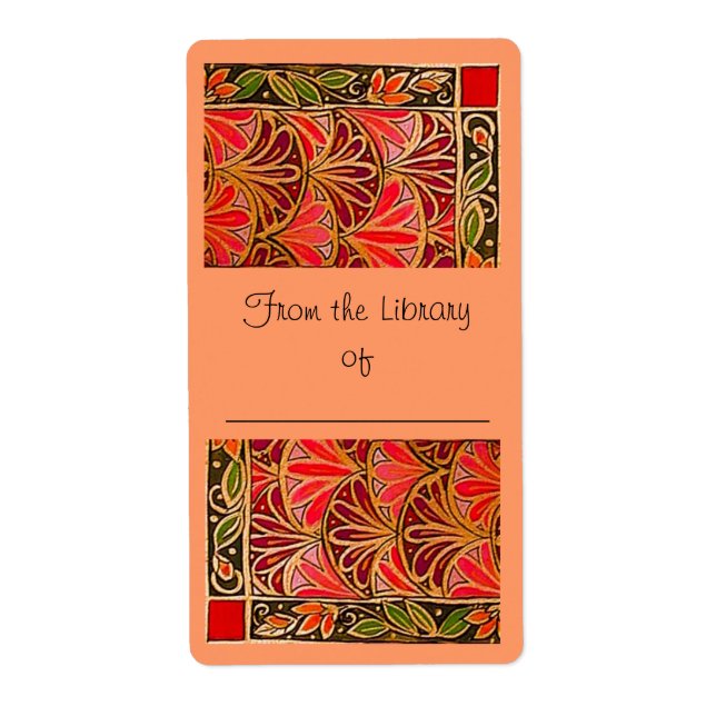 Etiqueta Matrícula de granadas (Frente)