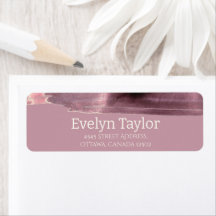 Mauve Dusty Rosa moderno simple