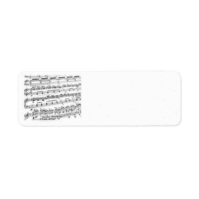 Etiqueta Mayor/estudiante/profesor de música (Frente)