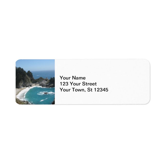 Etiqueta McWay Falls - Big Sur (Frente)