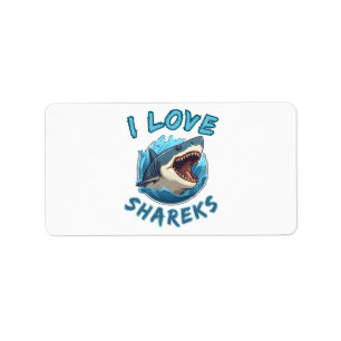 Etiqueta Me encanta el pescador de tiburones