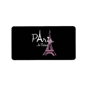 Etiqueta Me encanta la Torre Eiffel de París