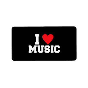 Etiqueta Me encanta Music Lover
