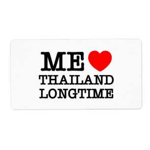 ETIQUETA ME ENCANTA TAILANDIA DURANTE MUCHO TIEMPO