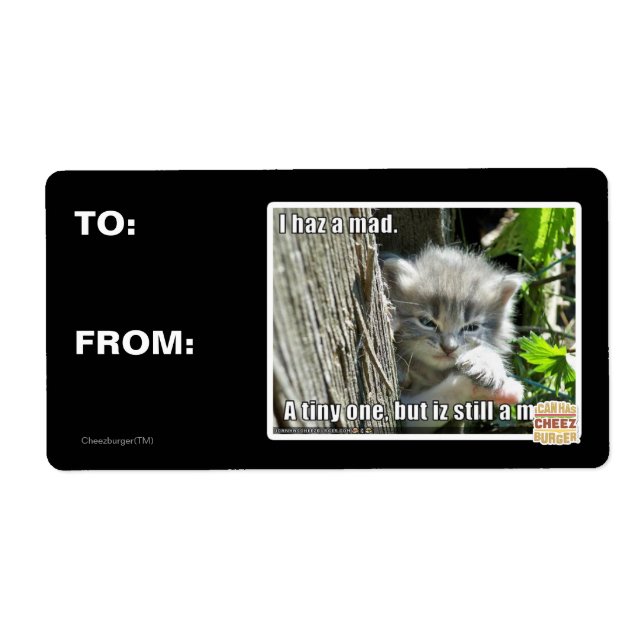 Etiqueta Me he vuelto loco (Frente)