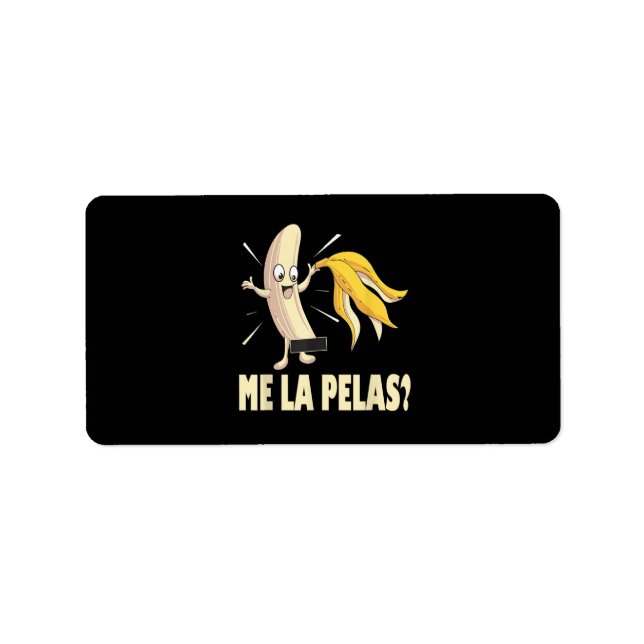 Etiqueta Me La Pelas (Frente)
