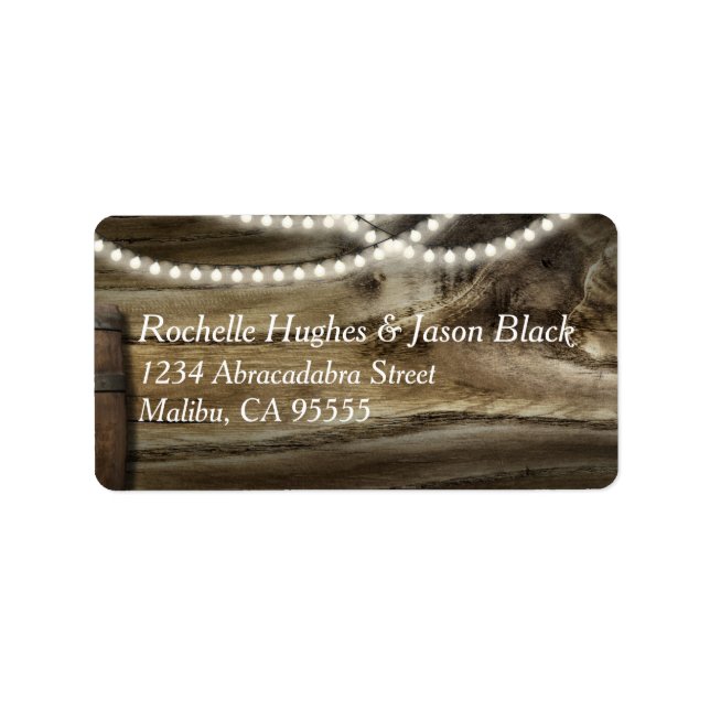 Etiqueta mediana del Boda de invierno ruso (Frente)