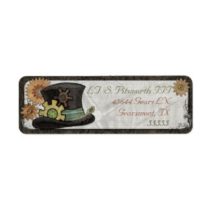 Etiqueta Medios mixtos Steam Sass Steampunk