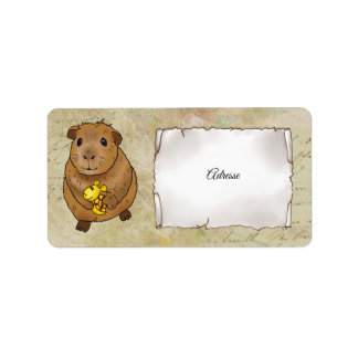 Etiqueta Meerscheinchen und Schnecke