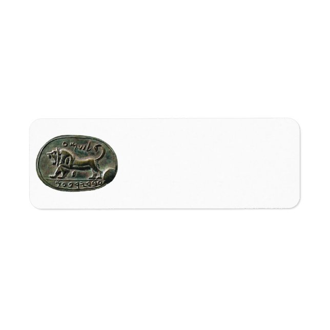 Etiqueta Megiddo Seal (Frente)