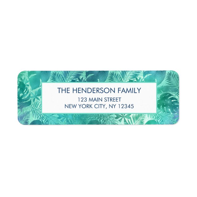 ETIQUETA MELE KALIKIMAKA PLAYA TROPICAL HAWAIIAN (Frente)