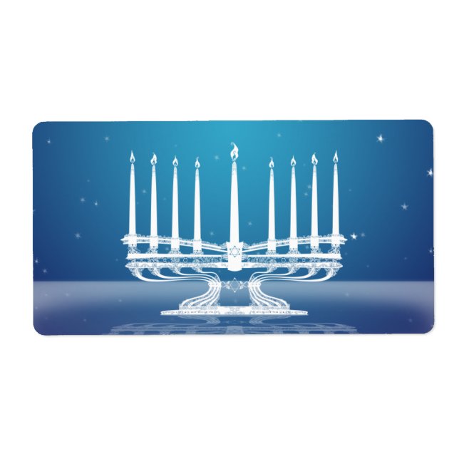 Etiqueta Menorah II (Frente)
