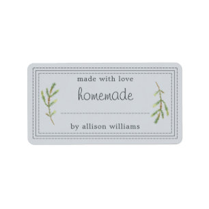 Etiqueta Mercaderías Rusas Hadas Caseras Atascan Pastel Azu