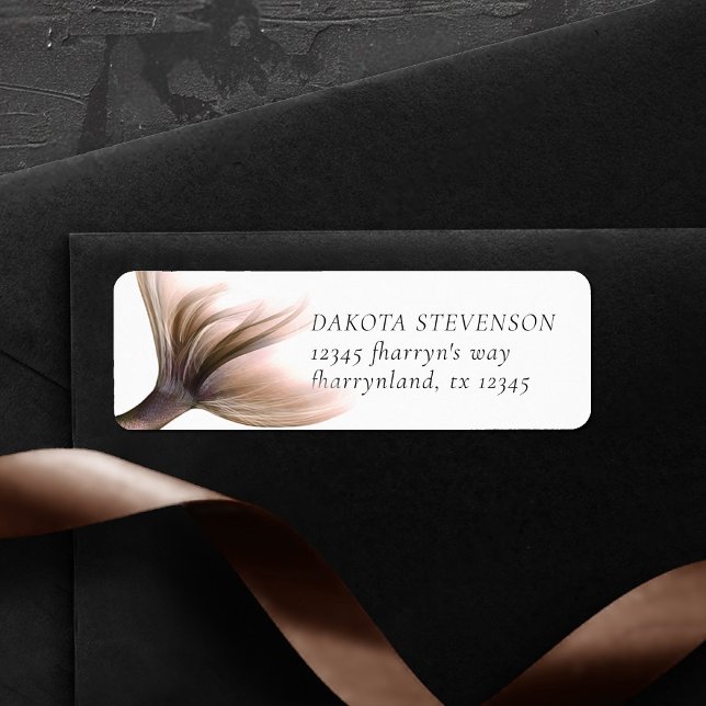 Etiqueta Mermaid Posh Tail | Dusty dirección de la barquill (Subido por el creador)