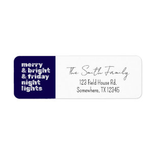 Etiqueta Merry & Bright & Friday Night Lights
