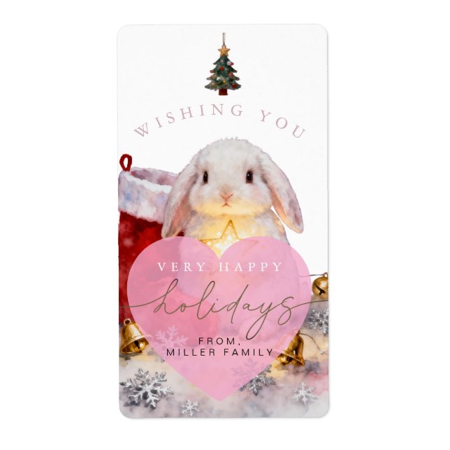 ETIQUETA MERRY CHRISTMAS (Frente)