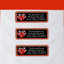 Etiqueta Merry Christmas Bowling 