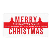 Merry Christmas Red Pines