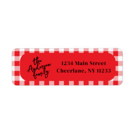 Etiqueta Merry Era Brillante Funny Una Foto Navidades Rojos