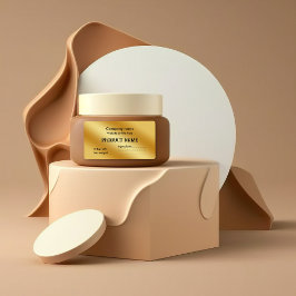 Etiqueta Metálico de oro de lujo