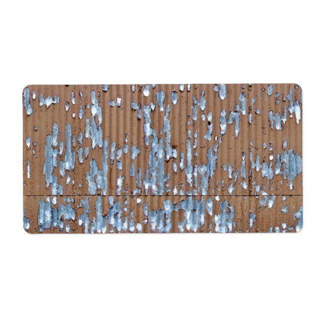 Etiqueta Metalizado ondulado antiguo (Frente)