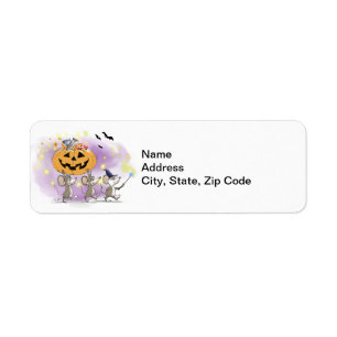 Etiqueta Mic, Mac & Moe's Happy Halloween