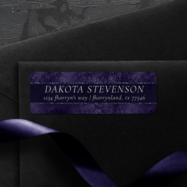 Etiqueta Midnight Indigo Romance | Satiny Grunge (Subido por el creador)