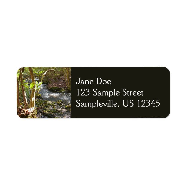 Etiqueta Mingus Creek at Smoky Mountains (Frente)