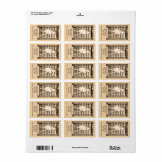 Etiqueta Mini placas de libros antiguas modernas personaliz