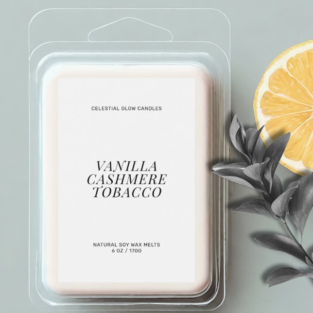 Etiqueta mínima de fusión de cera moderna (Subido por el creador)