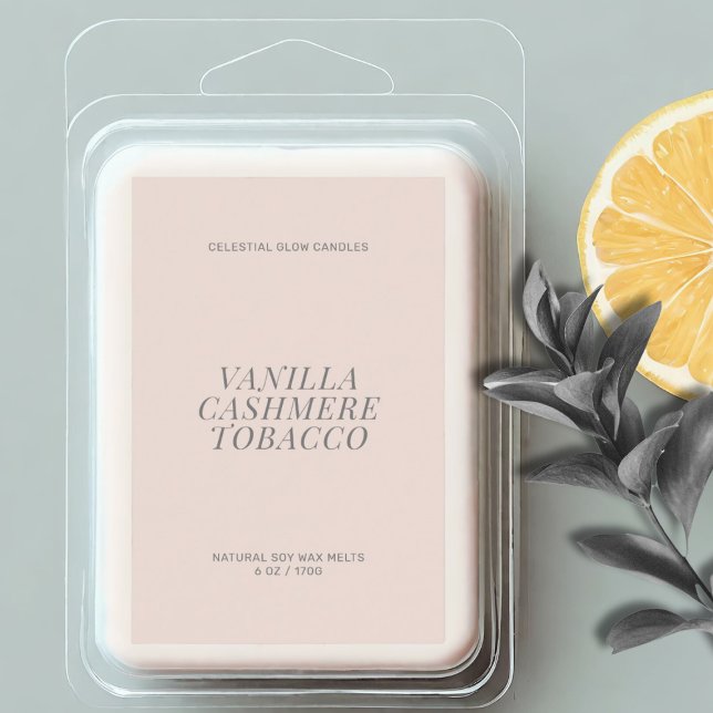 Etiqueta mínima de fusión de cera moderna (Subido por el creador)