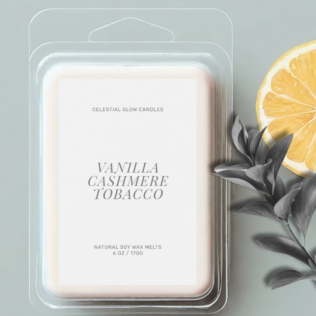 Etiqueta mínima de fusión de cera moderna (Subido por el creador)