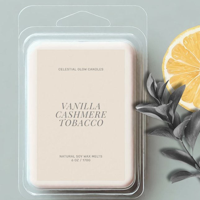 Etiqueta mínima de fusión de cera moderna (Subido por el creador)