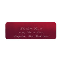 Minimalismo rojo Borgoña blanco RSVP Elegante