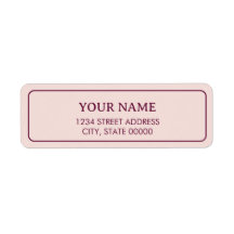 Minimalista Elegante Rosa Beige Pálido