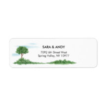 Minimalista moderno acuarela personalizable