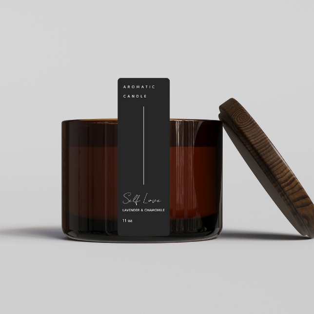 Etiqueta Minimalista personalizada de negras de ve (Subido por el creador)