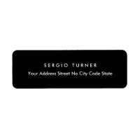Minimalista profesional negro