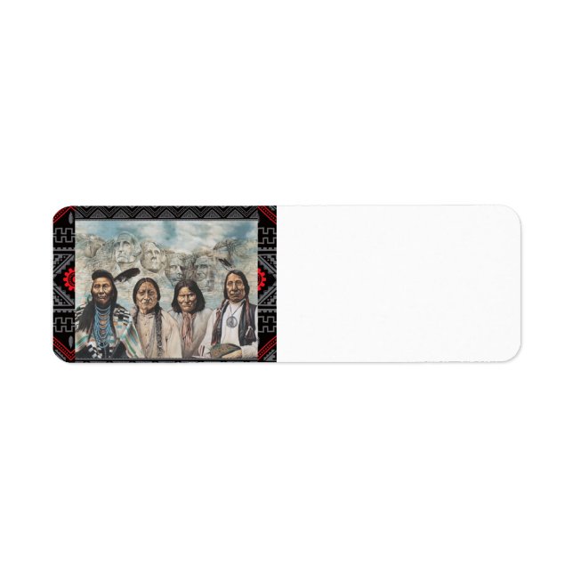 Etiqueta Mis padres fundadores (Frente)