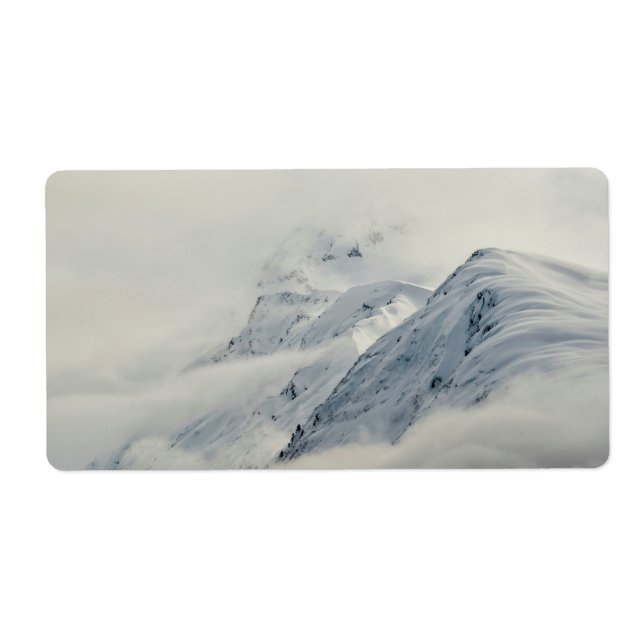 Etiqueta Misteriosos picos de Chugach (Frente)