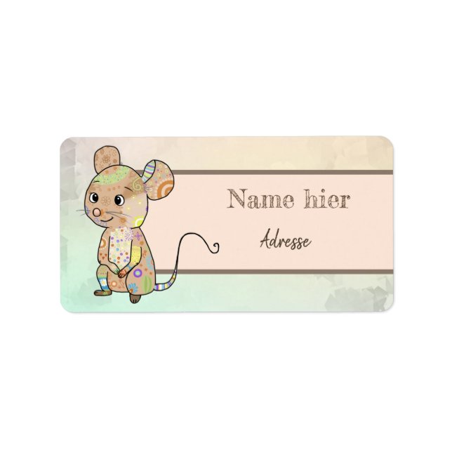 Etiqueta Mixmaus (Frente)