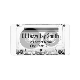 Etiqueta Mixtape (etiqueta de dirección o tarjeta de