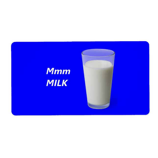 Etiqueta Mmm MILK (Frente)