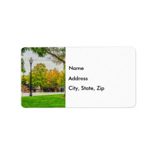 Etiqueta MO Capitol Autumn Grounds Address Label