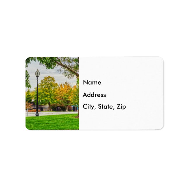 Etiqueta MO Capitol Autumn Grounds Address Label (Frente)