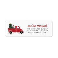 Moda Hemos movido al camionero rojo de la nieve de