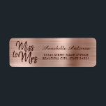 Etiqueta Moda Rosa Rosa Rosa Oro Relieve metalizado Metaliz<br><div class="desc">Miss Relieve metalizado dorado rosa rosado Rubor a Sra. Label</div>