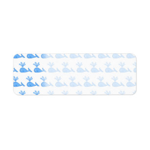 Etiqueta Modelo de la ballena