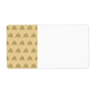 Etiqueta Modelo del velero, color del moreno